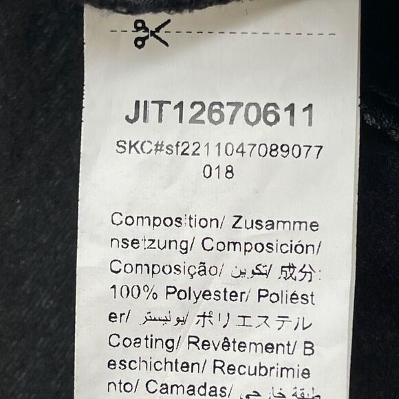 NWT Shein Womens 3XL Black Pants Curve High Waist Faux Leather Straight Wide Leg - Picture 8 of 16